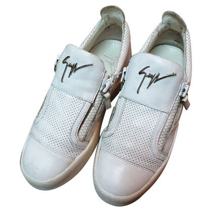 Giuseppe Zanotti Sneakers aus Leder in Weiß