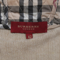 Burberry Giacca con elementi a maglia