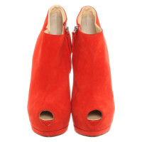 Giuseppe Zanotti Pumps/Peeptoes Leather in Red