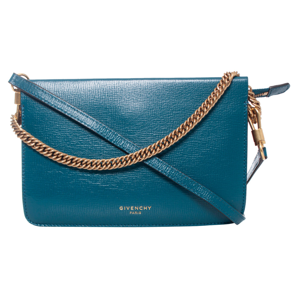 Givenchy Cross 3 Bag en Cuir en Turquoise