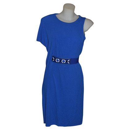 P.A.R.O.S.H. Kleid aus Viskose in Blau
