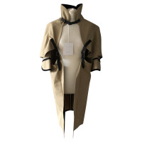 Victoria Beckham Giacca/Cappotto in Cotone in Beige