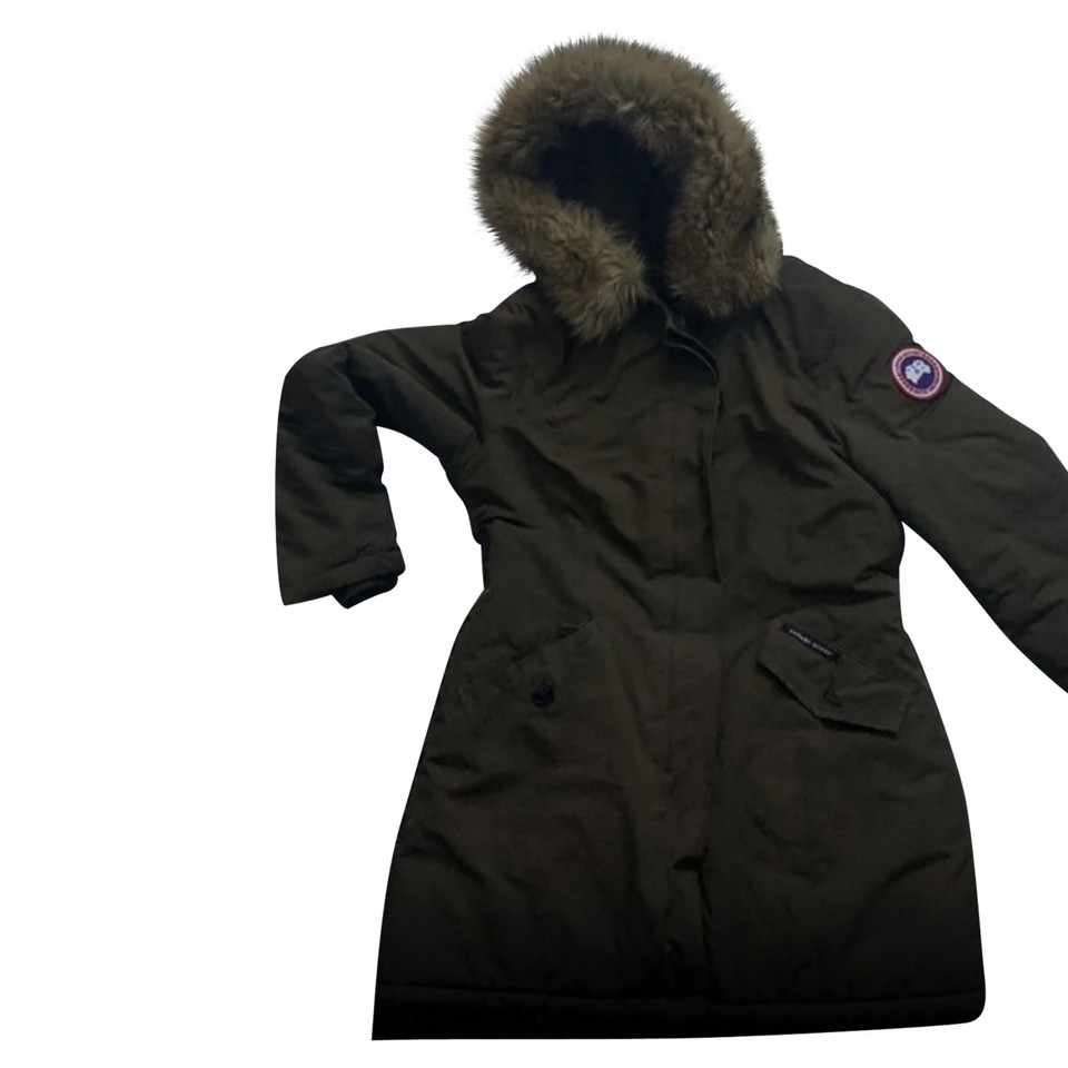 Canada Goose Giacca/Cappotto in Cotone in Cachi