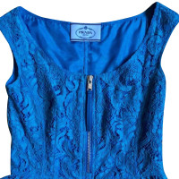 Prada Dress Cotton in Turquoise