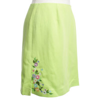 Kenzo Mini skirt with floral embroidery