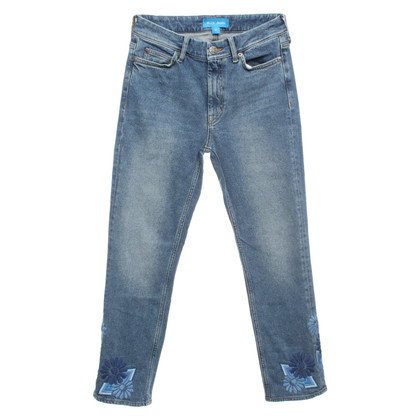 M.I.H Jeans en Coton en Bleu