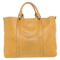 Longchamp Shopper en jaune