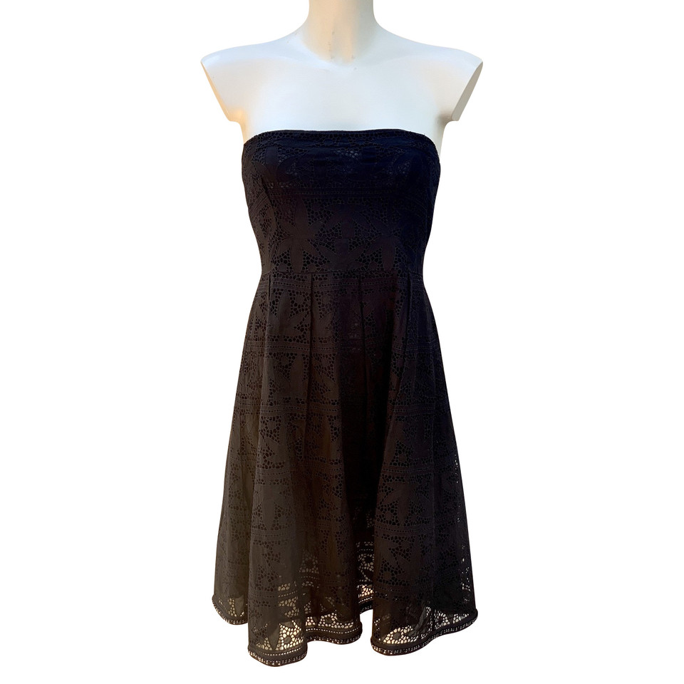 John Richmond Kleid aus Baumwolle in Schwarz