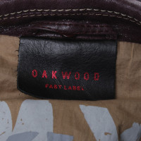 Oakwood Giacca in pelle in viola