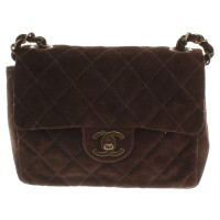 Chanel Classic Flap Bag Mini Square Leer in Bruin