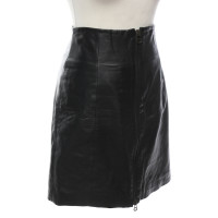 Gestuz Skirt Leather in Black