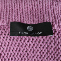 Rena Lange Cardigan en laine / cachemire violet