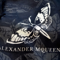 Alexander McQueen XXL Tuch aus Modal und Seide