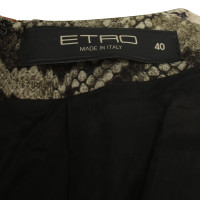 Etro Kleid mit buntem Muster