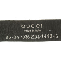Gucci Leather Belt zwart
