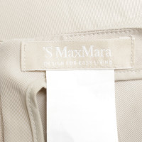 Max Mara Robe beige / bleu marine