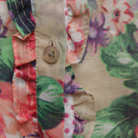 Basler Baumwoll-Bluse mit Blumenmuster