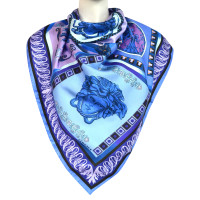 Versace Scarf/Shawl Silk in Blue