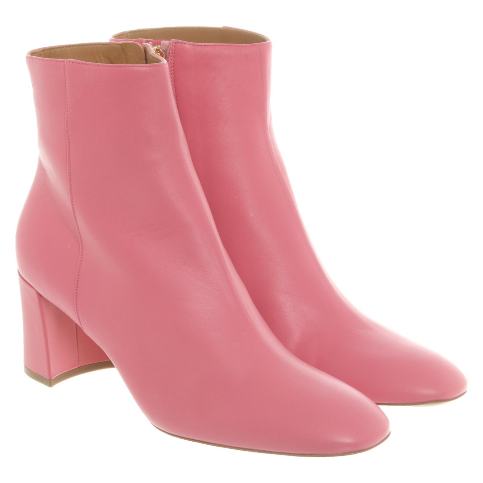 Mansur Gavriel Ankle boots Leather in Pink