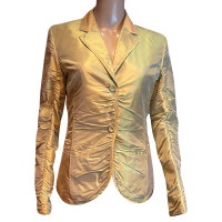 René Lezard Blazer Silk in Gold