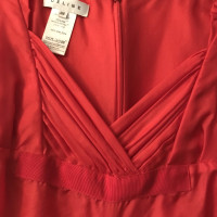 Céline Rode zijden jurk