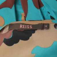 Reiss Silk blouse with pattern
