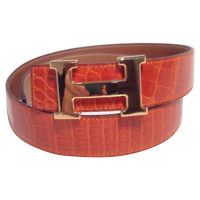 Hermès Crocodile leather belt