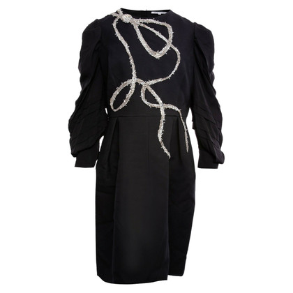 Dice Kayek Kleid aus Wolle in Schwarz