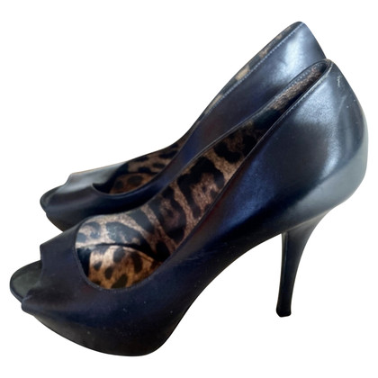 Dolce & Gabbana Pumps/Peeptoes Leer in Zwart