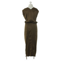 Donna Karan Oud goud-gekleurde jurk