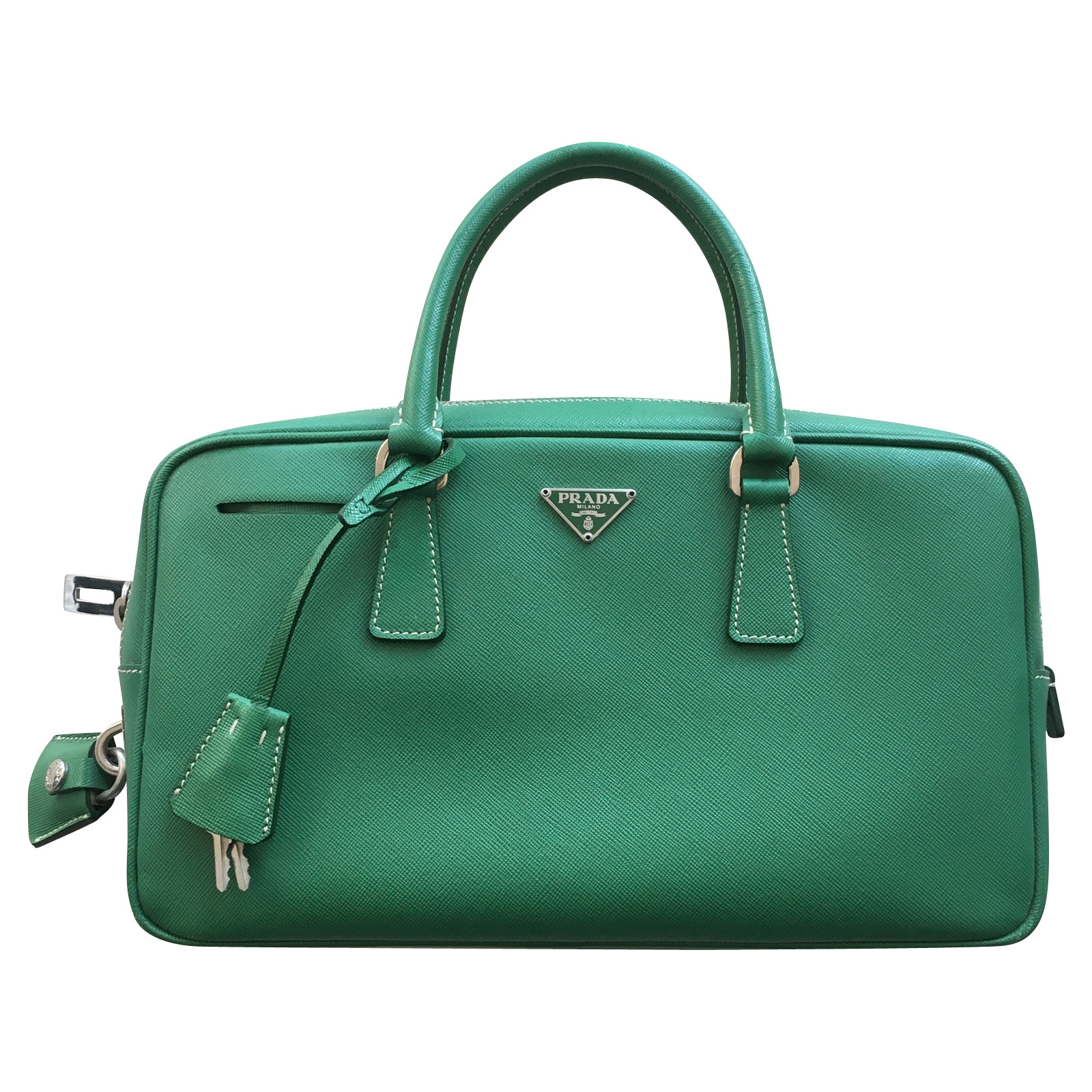 Prada Handtasche aus Leder in Grün - Second Hand Prada Handtasche aus Leder  in Grün gebraucht kaufen für 742€ (5705067)