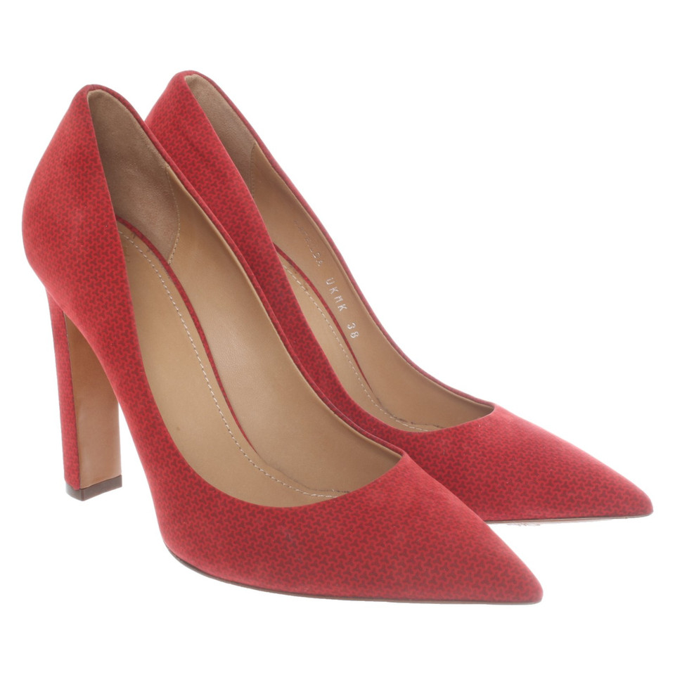 Bally Pumps/Peeptoes Suede in Red