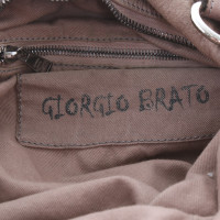 Giorgio Brato Borsa in pelle color tortora