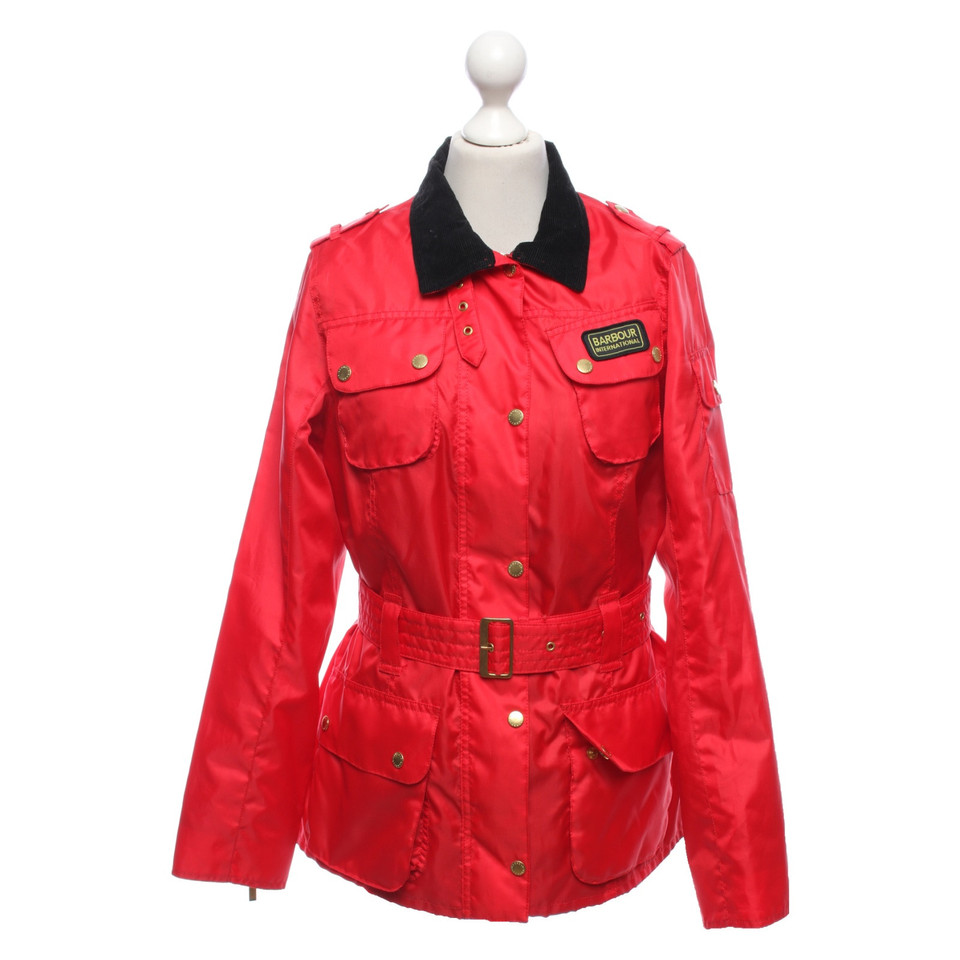 Barbour Jacke/Mantel in Rot