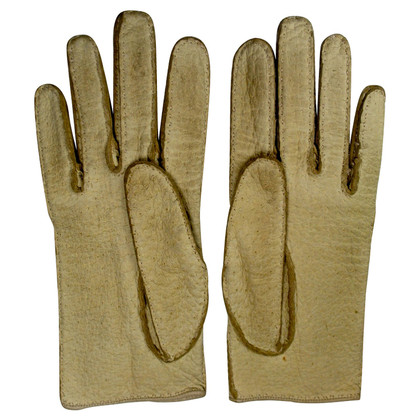 Hermès Beige-colored gloves