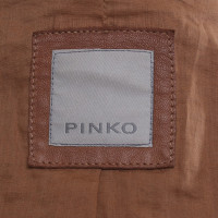 Pinko Lederjacke in Braun