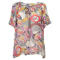 Whistles Silk top with pattern