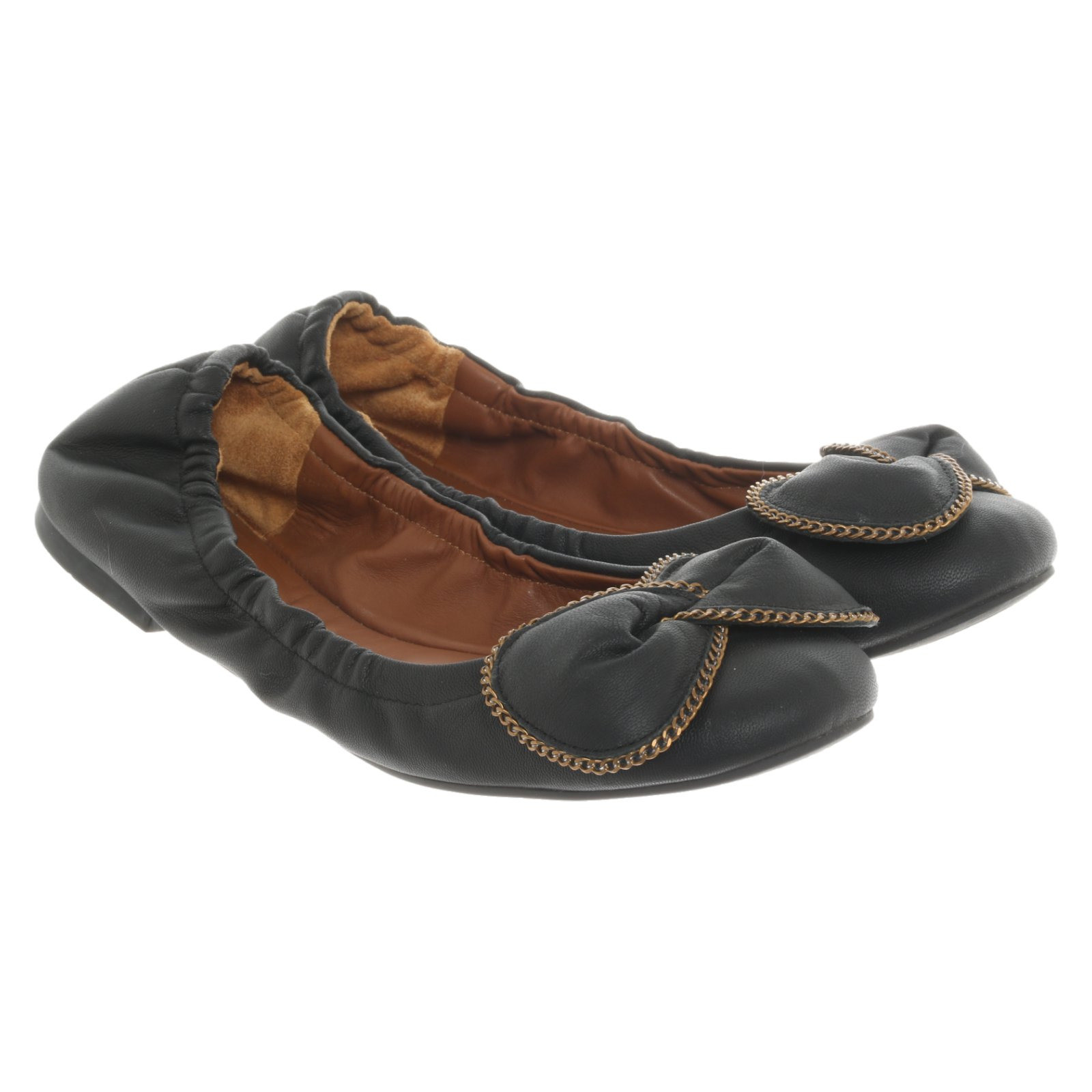 See By Chloé Slippers/Ballerinas Leather in Black - Second Hand See By Chloé  Slippers/Ballerinas Leather in Black buy used for 79€ (4228517)