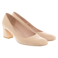 Stuart Weitzman Pumps/Peeptoes aus Leder in Nude