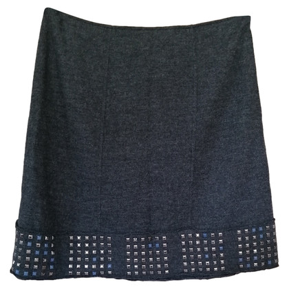 Max & Co Skirt Wool in Grey