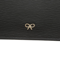 Anya Hindmarch iPad leather case in black