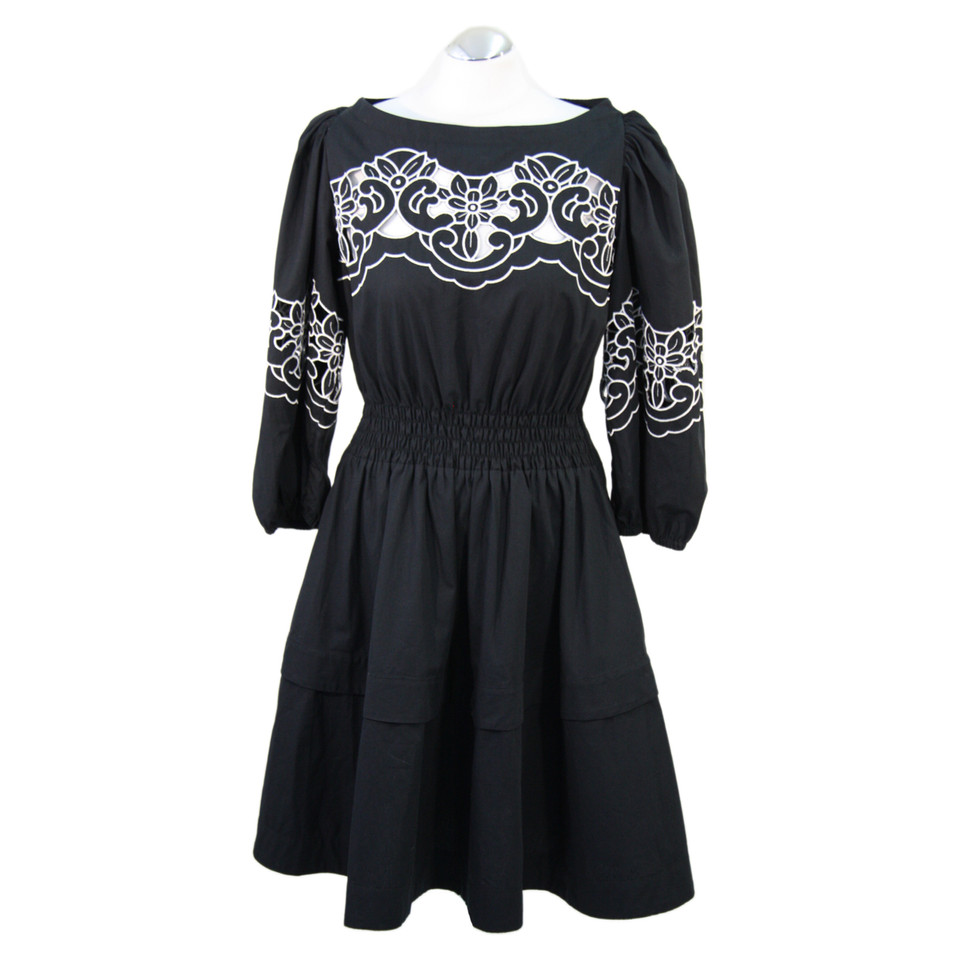 Pinko Robe en Coton en Noir