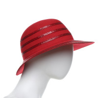 Borsalino Chapeau en rouge