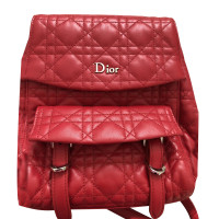 Christian Dior Stardust Bag Medium Leer in Rood