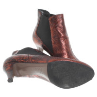 Navyboot Ankle boots in copper red