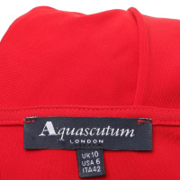 Aquascutum Wickelkleid in Rot