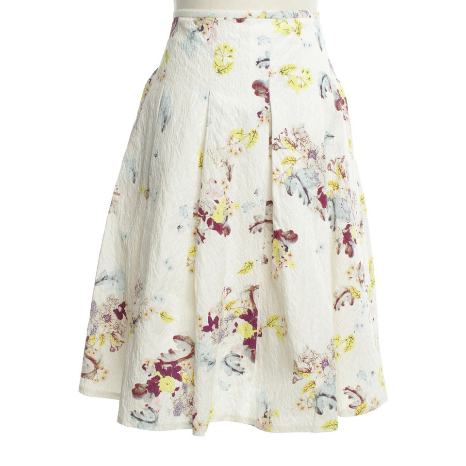 Erdem skirt with floral pattern