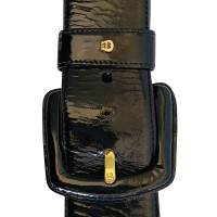 Aigner Belt Patent leather in Black