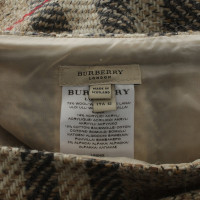 Burberry Wool miniskirt with checked pattern