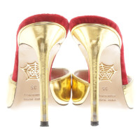 Charlotte Olympia sandali color oro
